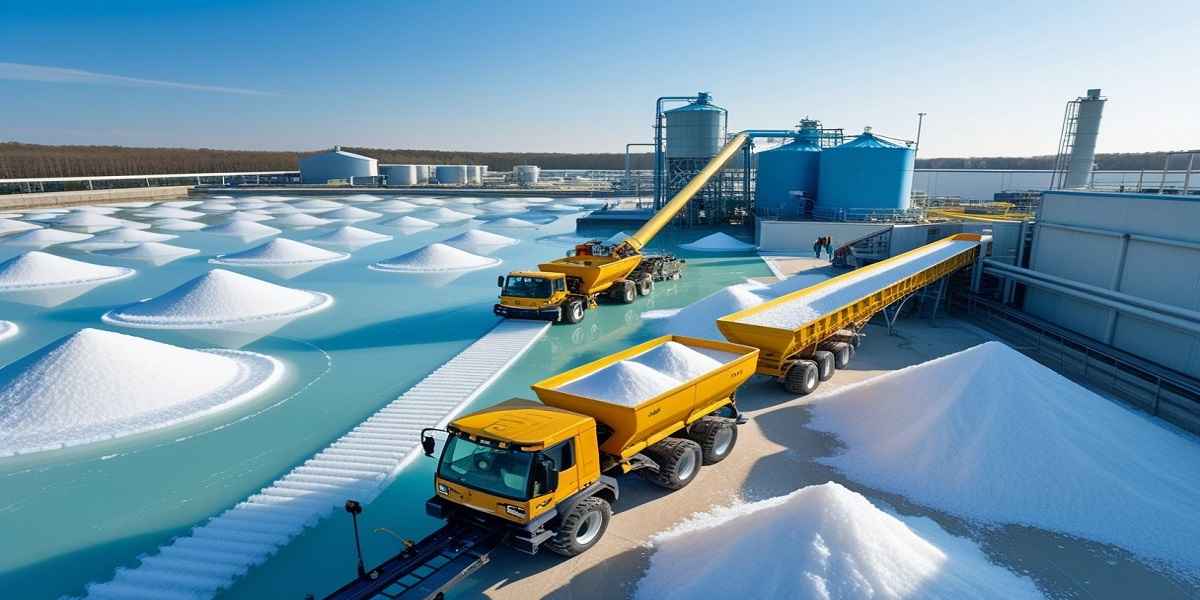Salt. Process Building How Is Industrial Salt Made? 4 Production Methods Explained