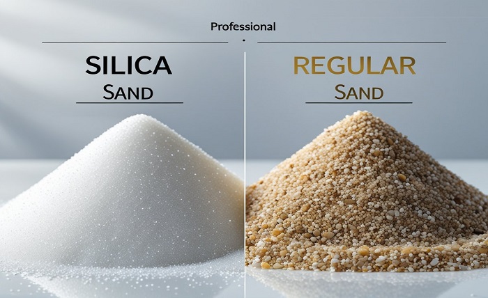silica sand vs regular sand