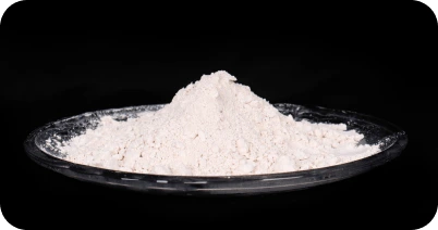 Fine grade kaolin clay powder for ceramics, paint, paper, and industrial use