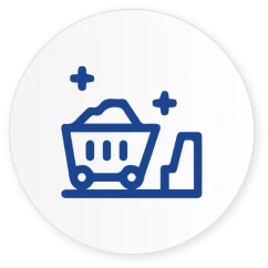 Icon representing years of experience in mining and mineral processing