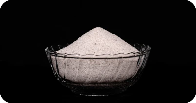 Silica sand grits form used for industrial and construction applications