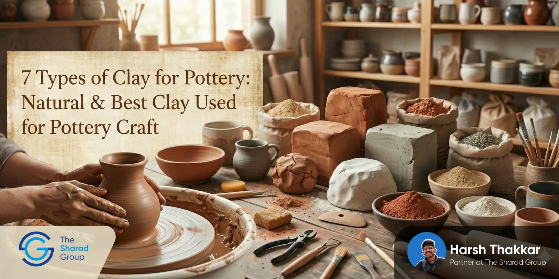 7 types of clay for pottery