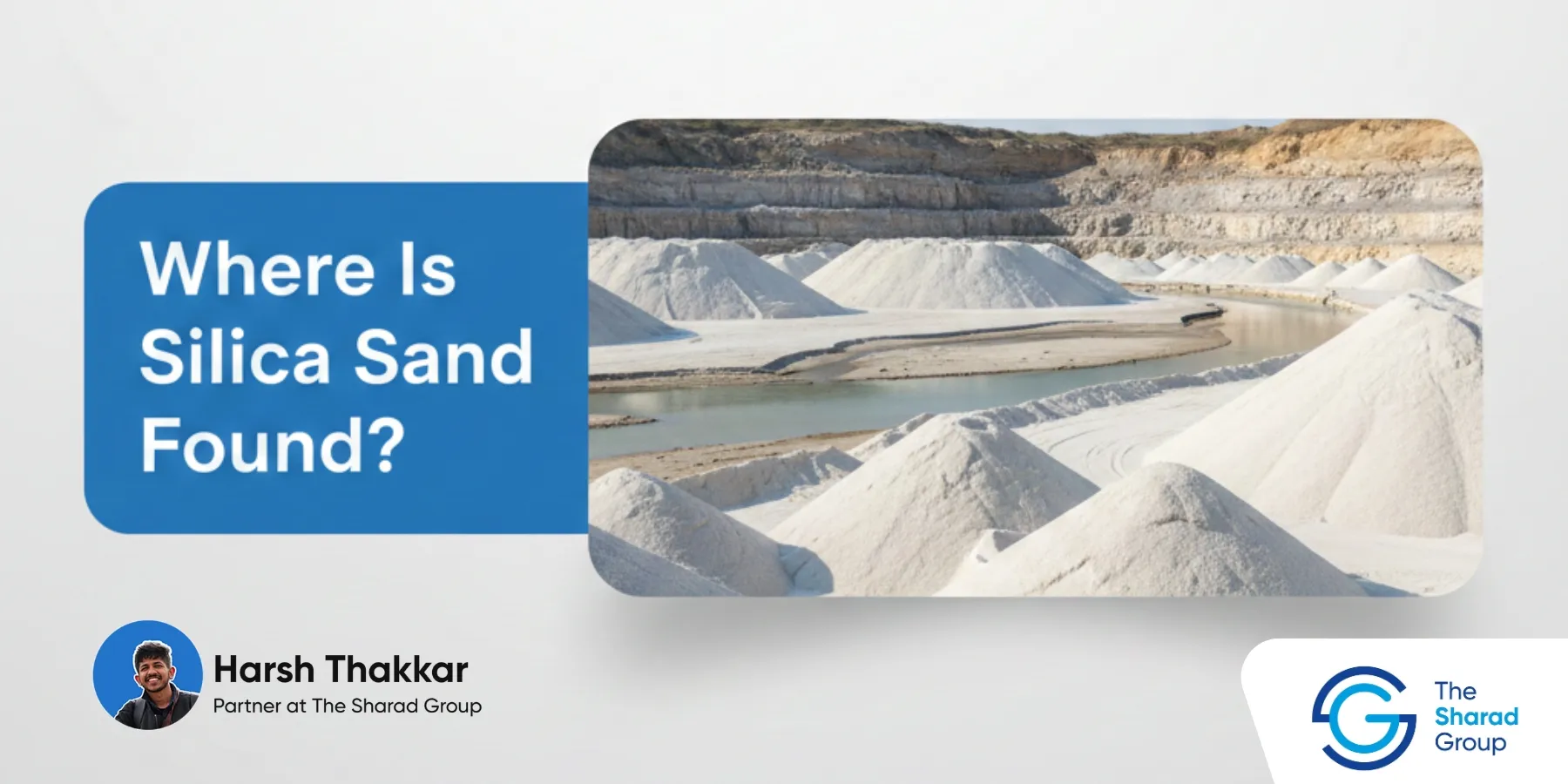 where is silica sand found