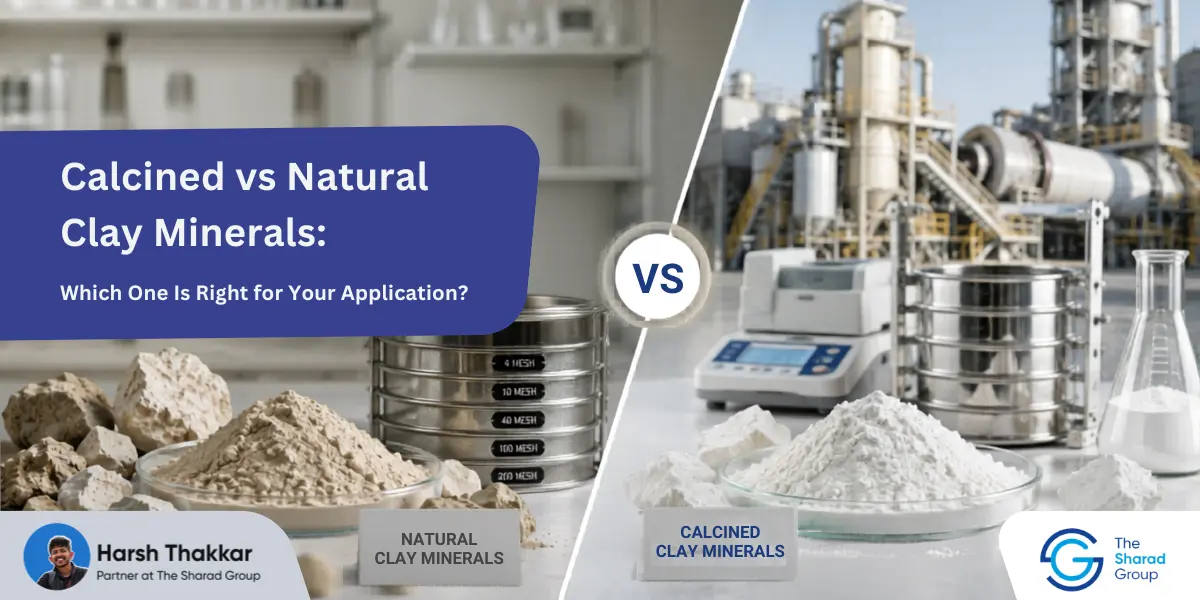 calcined vs natural clay minerals