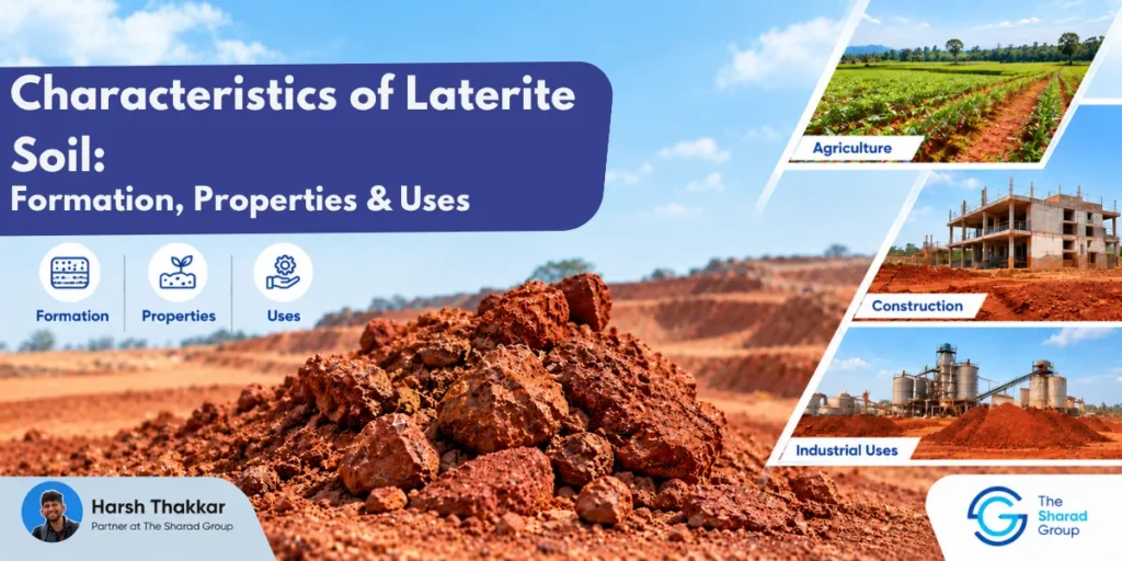 Characteristics of laterite soil showing its formation, properties, and agricultural, construction, and industrial uses