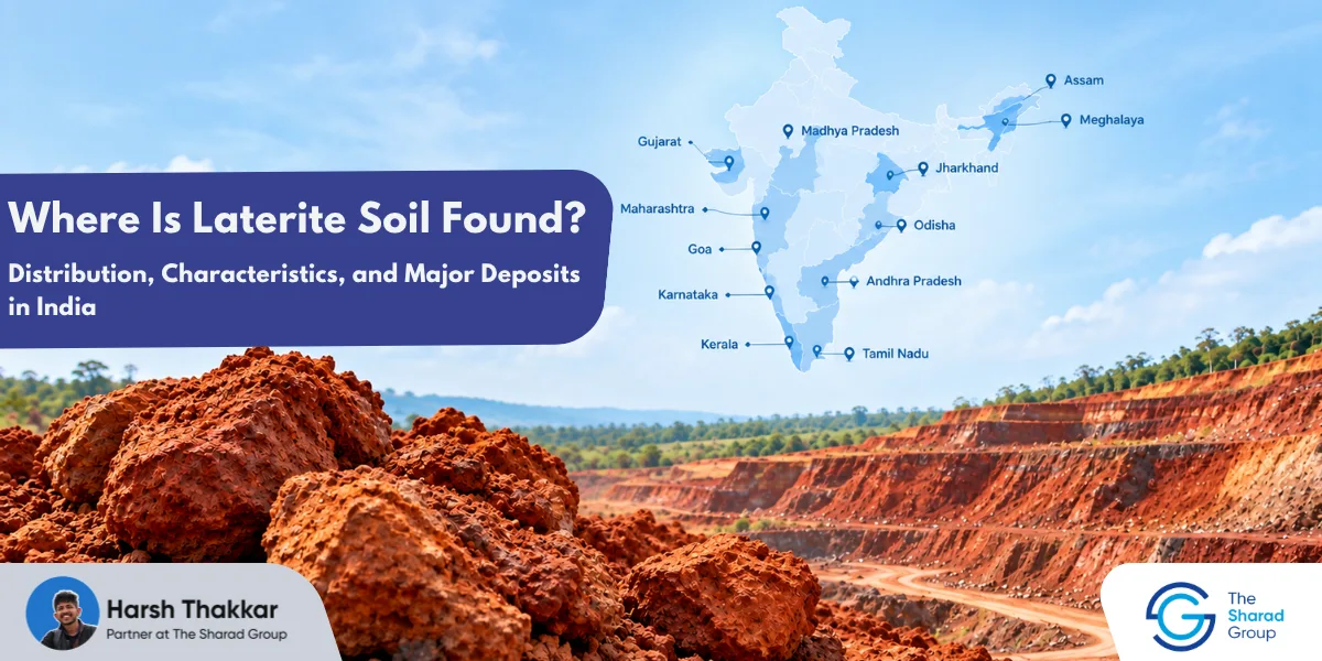 Featured image for blog on laterite soil distribution across Indian states
